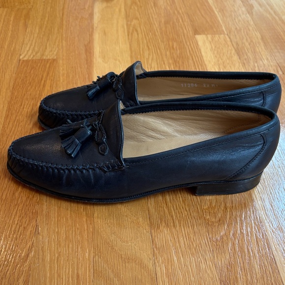 Navy Moreschi Loafers main image 3